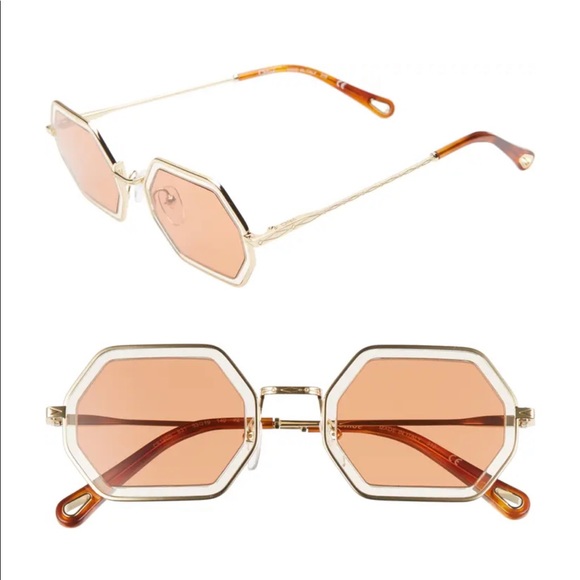 Chloe Accessories - NWT Chloe Tally 53mm Octagon Sunglasses